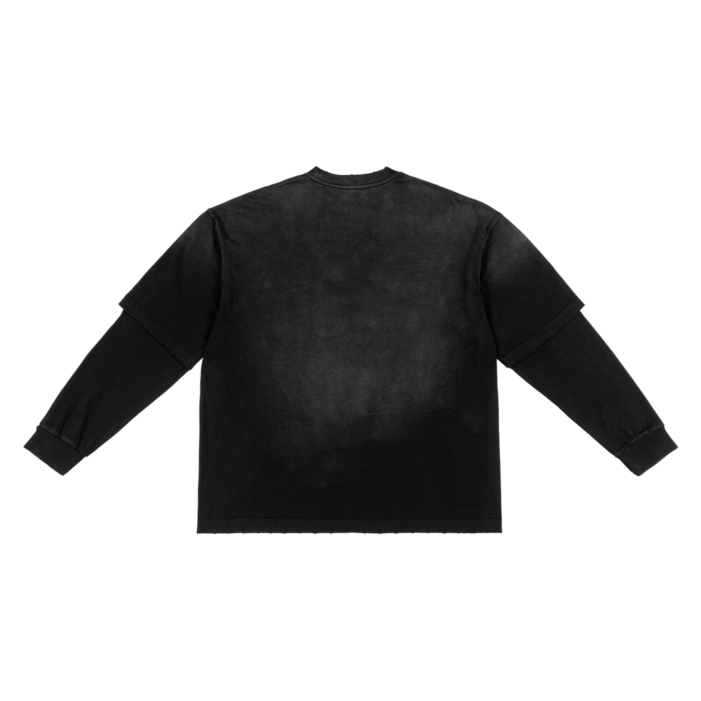 "ALONE" Sun Fade Long Sleeve