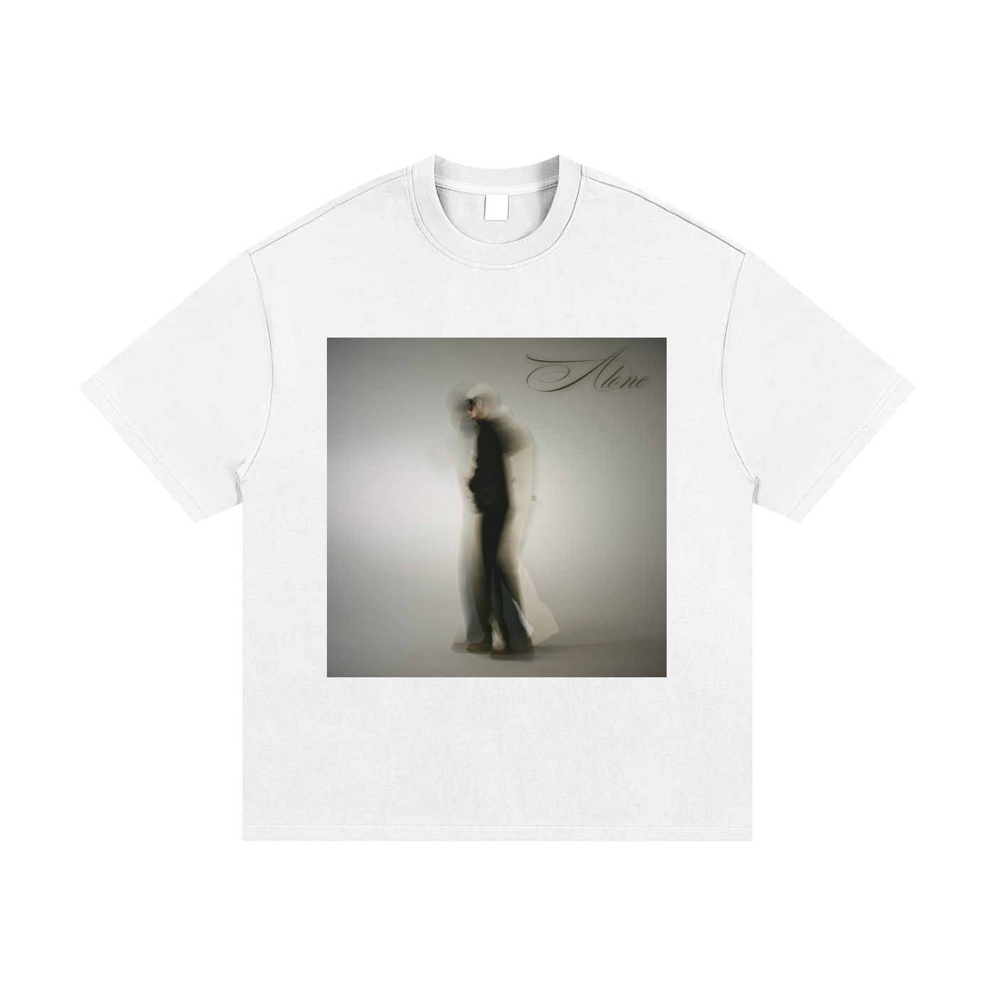"ALONE" Essential Heavyweight Cotton T-Shirt
