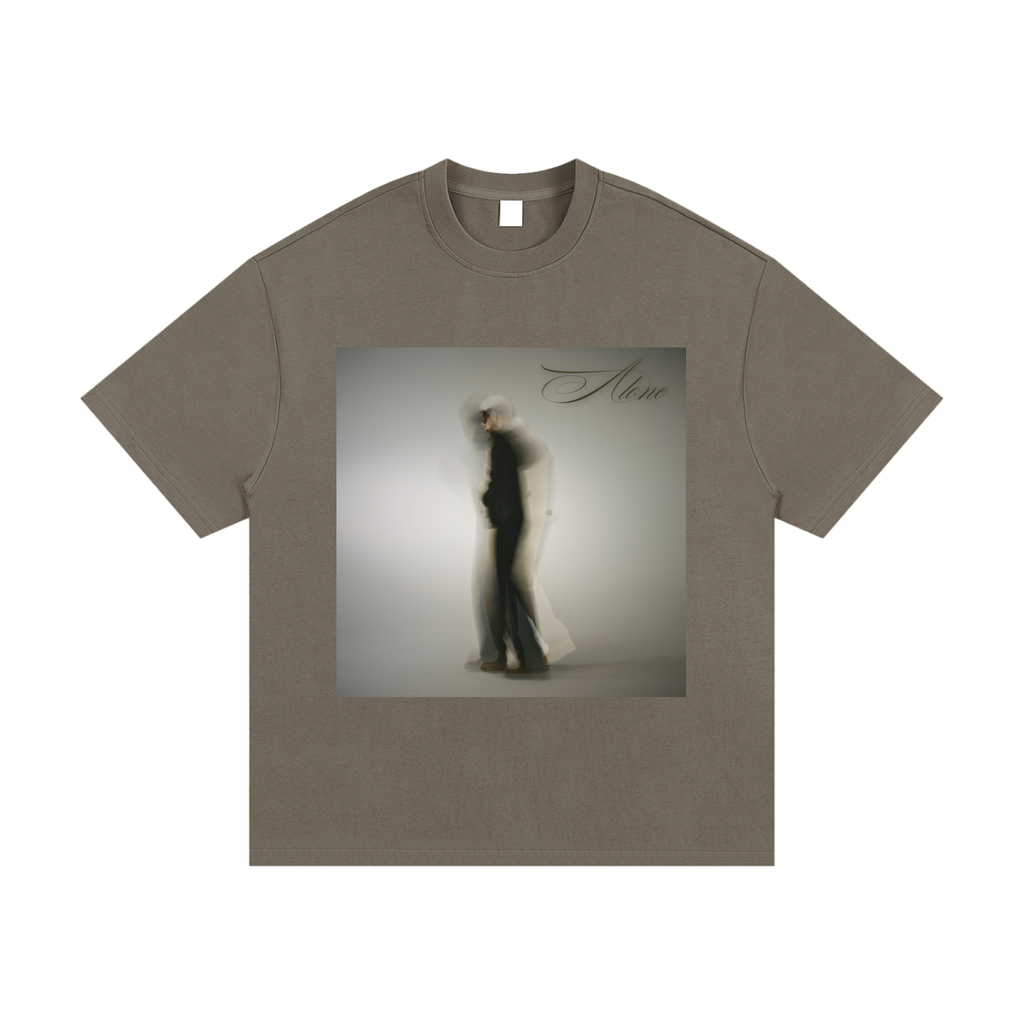 "ALONE" Essential Heavyweight Cotton T-Shirt