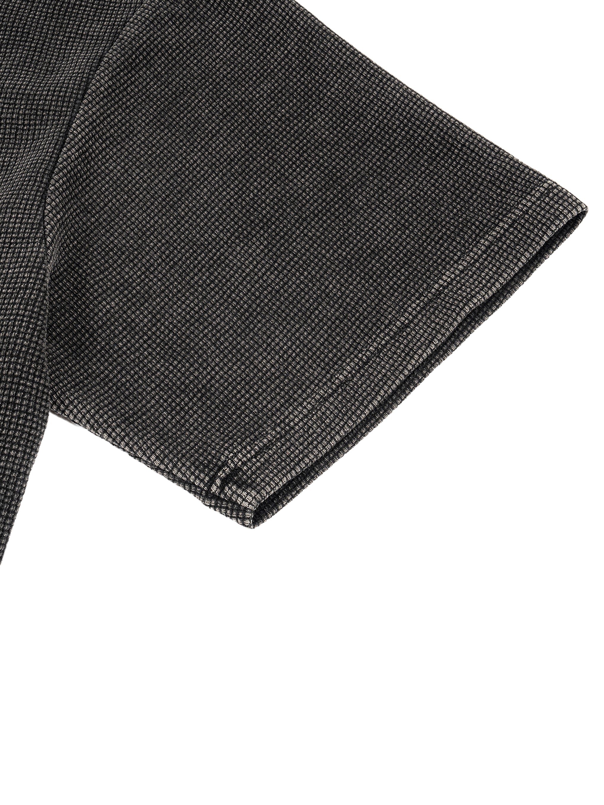 "ALONE" Textured Waffle T-Shirt