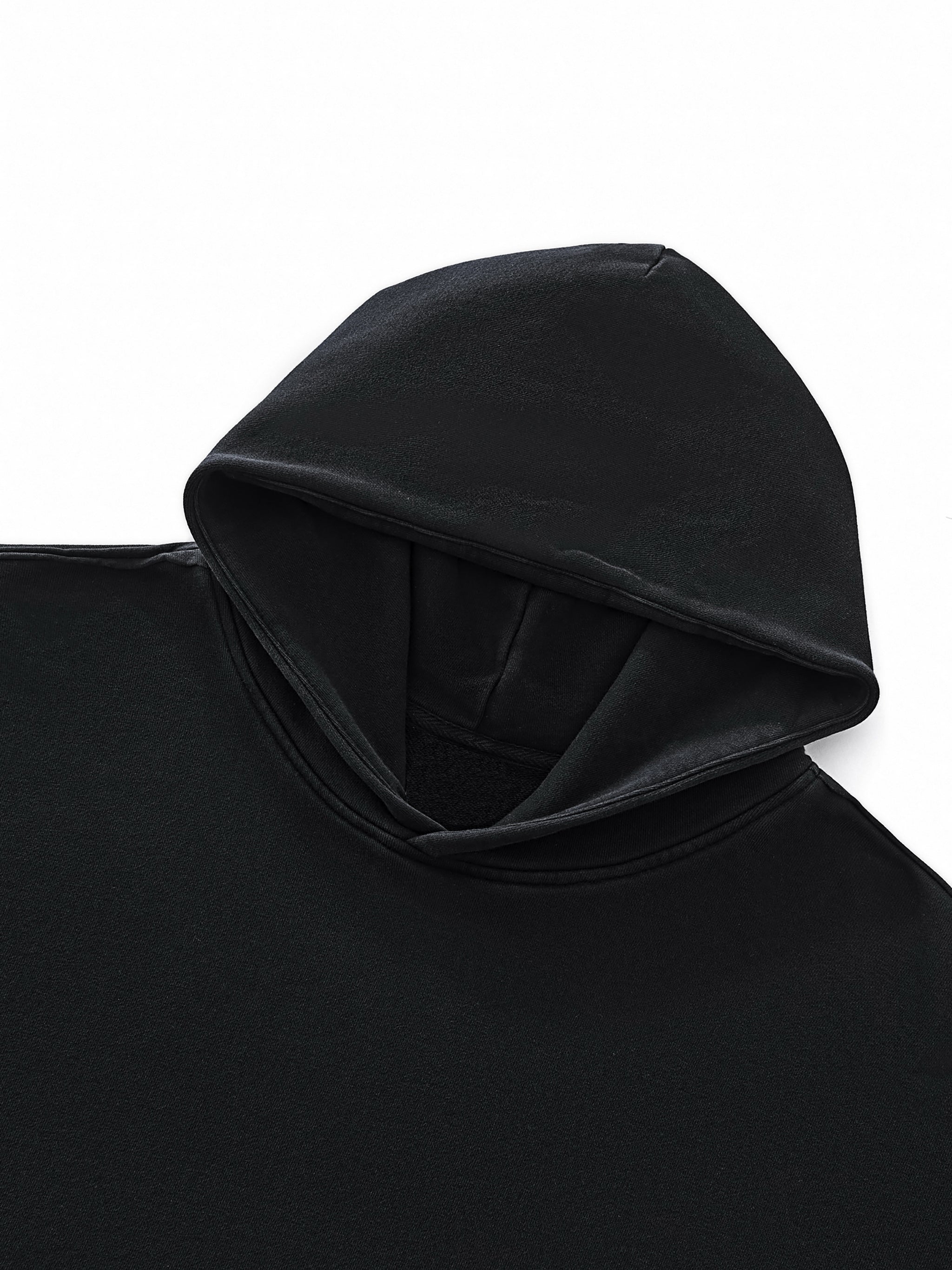 "ALONE" Raw-Seam Enzyme Hoodie